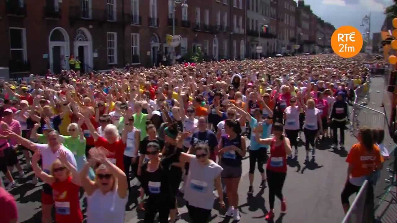 RTÉ 2fm at the 2013 Flora Women's Mini Marathon, Dublin