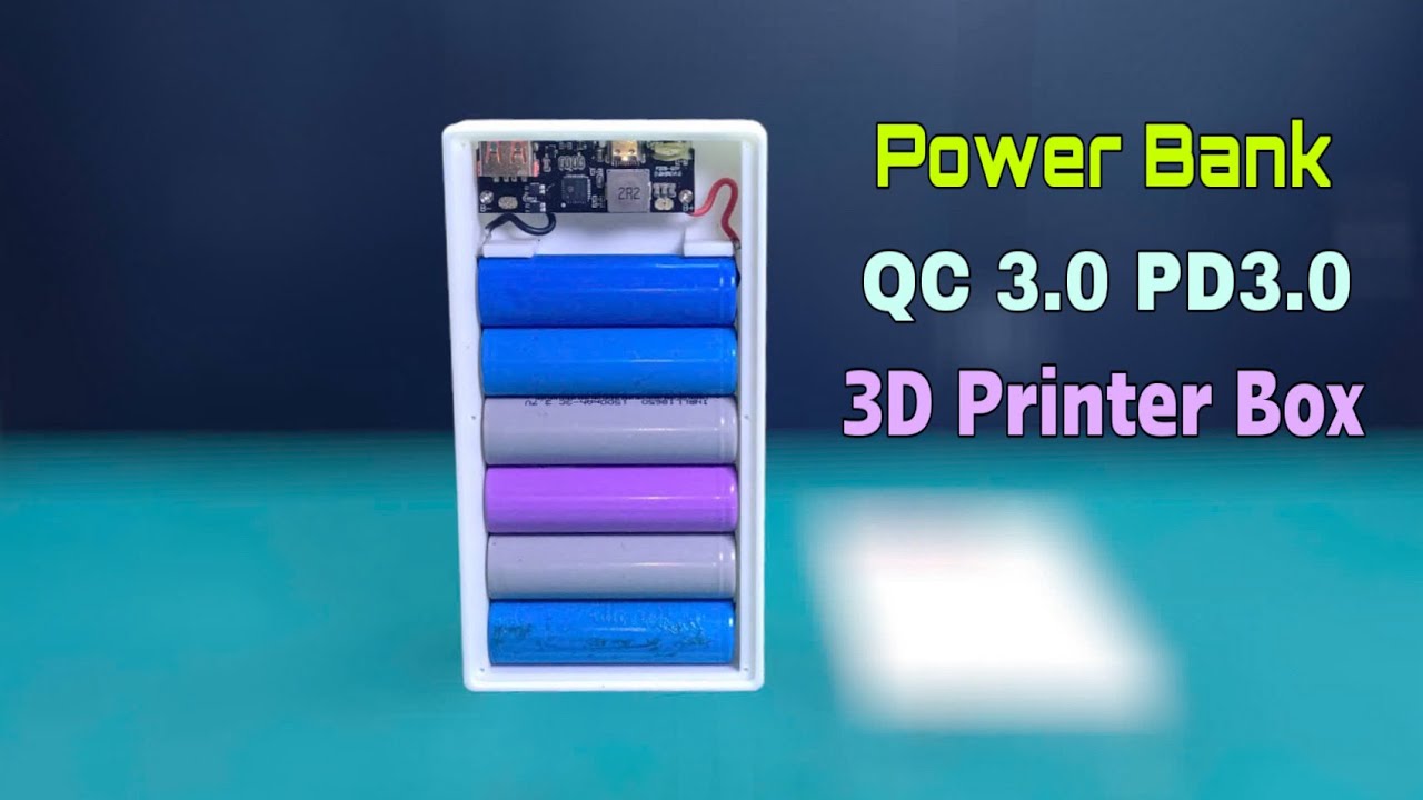 Ship In 24H] 16x18650 Battery Storage Box PD3.0 QC3.0 Charge DIY Power Bank Box Case 18650 I.134787997