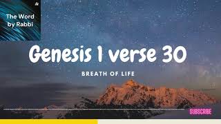 Genesis 1 verse 30 - Breath of life Resimi
