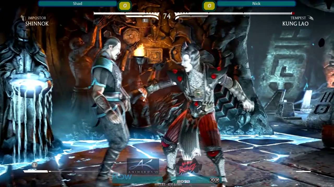 MKX: Shadwayne [Kung Lao] vs Yato [Shinnok] Final Stand Animekon 2016 ...