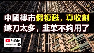 中國樓市假復甦，真收割！政府、房企和業主同時唱多樓市，但韭菜不夠用了｜政經孫老師