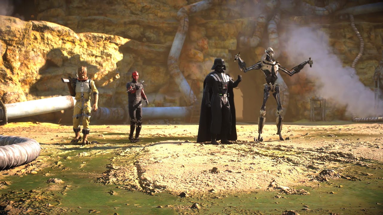 Heroes VS Villains Gameplay - General Grievous (Kessel) Star Wars Battlefront II