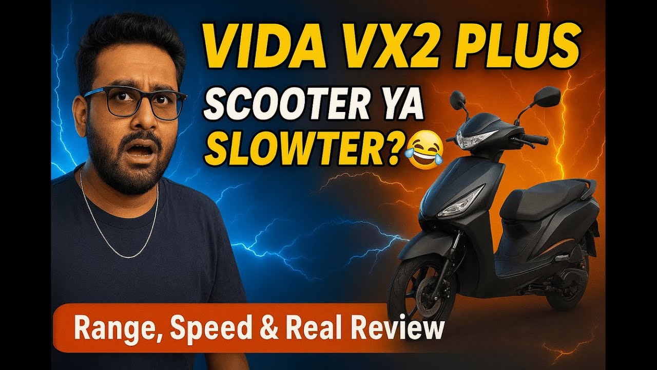 Vida VX2 Plus – Scooter ya Slowter? 😂 Real Review in Hindi | ₹1.25 Lakh Electric Scooter Test