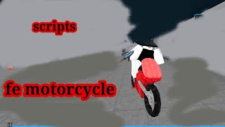 roblox fe motorcycle scripts
