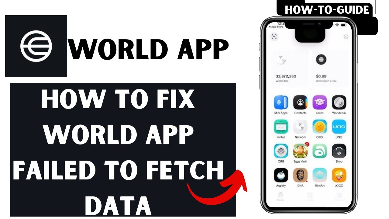 How To Fix WORLD APP Failed To Fetch Data | Easy Steps - YouTube