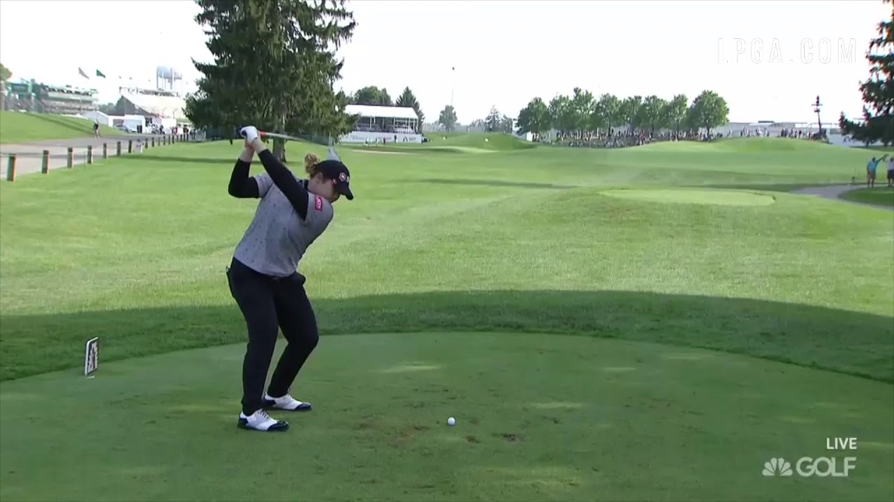 Ariya Jutanugarn Drives Green, Makes Birdie - Round 4 2018 Indy Women in Tech Championship