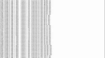 Hive Processes One Billion Rows