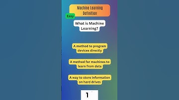 What is Machine Learning? 🤔 Test Your Knowledge! #ai #quiz