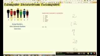 Sampling Methods (and general announcement about project, at the end)...