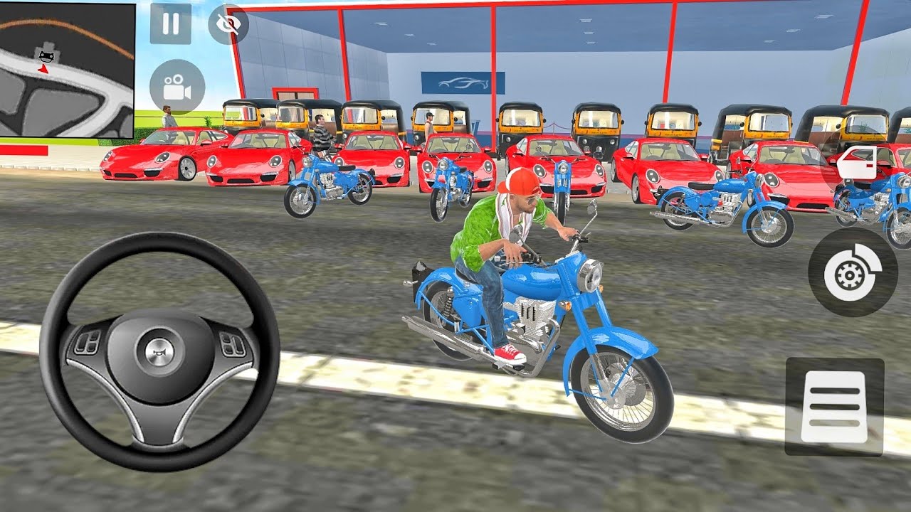 Bikes driving games 2026 | Franklin buying new showroom cars in Indian theft auto simulator offline 