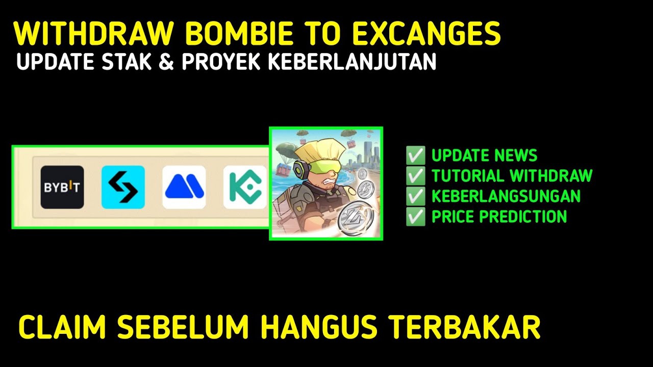 AIRDROP TELEGRAM LISTING !!! Withdraw claim Bombie to excanges ||| Listing Bombie 16 juni 2025