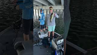 SHE WANT A BIG DOG! Large moth bass baby!