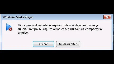 O que fazer este arquivo não pode ser reproduzido Isso pode ocorrer porque não há suporte ao tipo de arquivo a extensão de arquivo está incorreta ou o arquivo está corrompido?