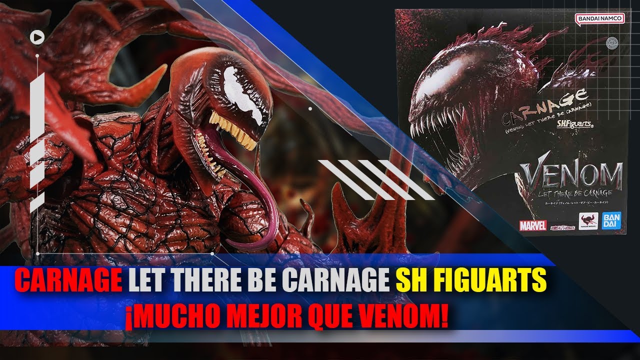 CARNAGE Let There Be Carnage SH FIGUARTS MUCH BETTER THAN VENOM 