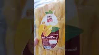 Soft dried mango from 3'brothers Thailand #trending #satisfying #short screenshot 2