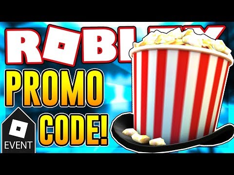 Download Promocode Showtime Bloxy Popcorn Hat Code Roblox Bloxy - new promo code for the bloxy popcorn hat roblox