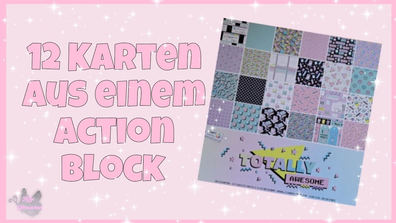 💕 12 Karten aus einem Action Block 💕 Totally Awesome - YouTube