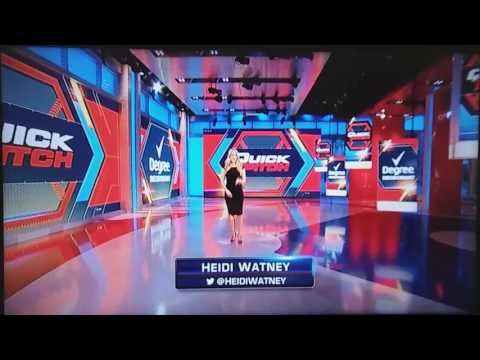 The sexiest chick on the MLB network Heidi Watney