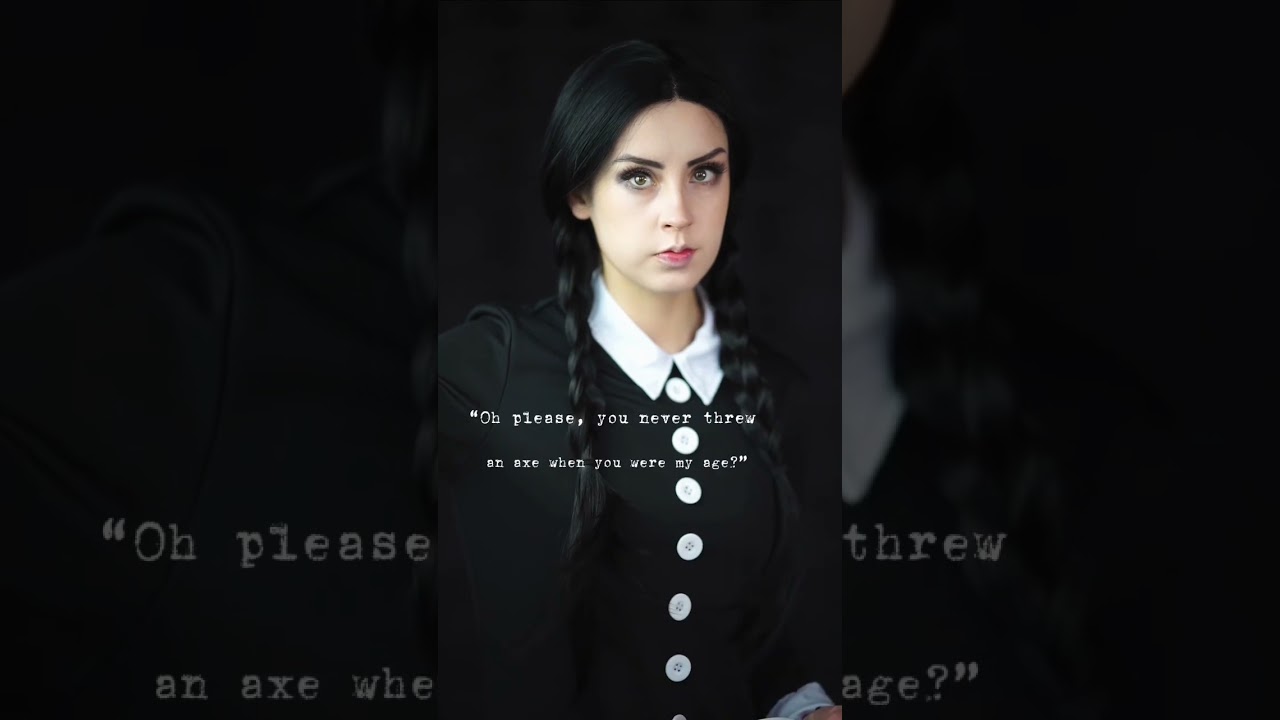 “I never missed.” - Wednesday Addams cosplay 🖤🕷