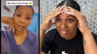 Client Had Crabs? Horror Wax Story Time Waxer Reaction Video