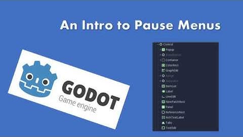 Creating a Pause Menu in Godot