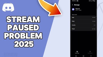 HOW TO FIX DISCORD STREAM PAUSED PROBLEM 2025