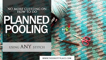 EASIEST WAY on how to do planned pooling (using ANY simple stitch)