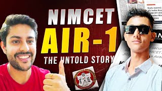 NIMCET 2023 AIR 1 - The Untold Story 🔥