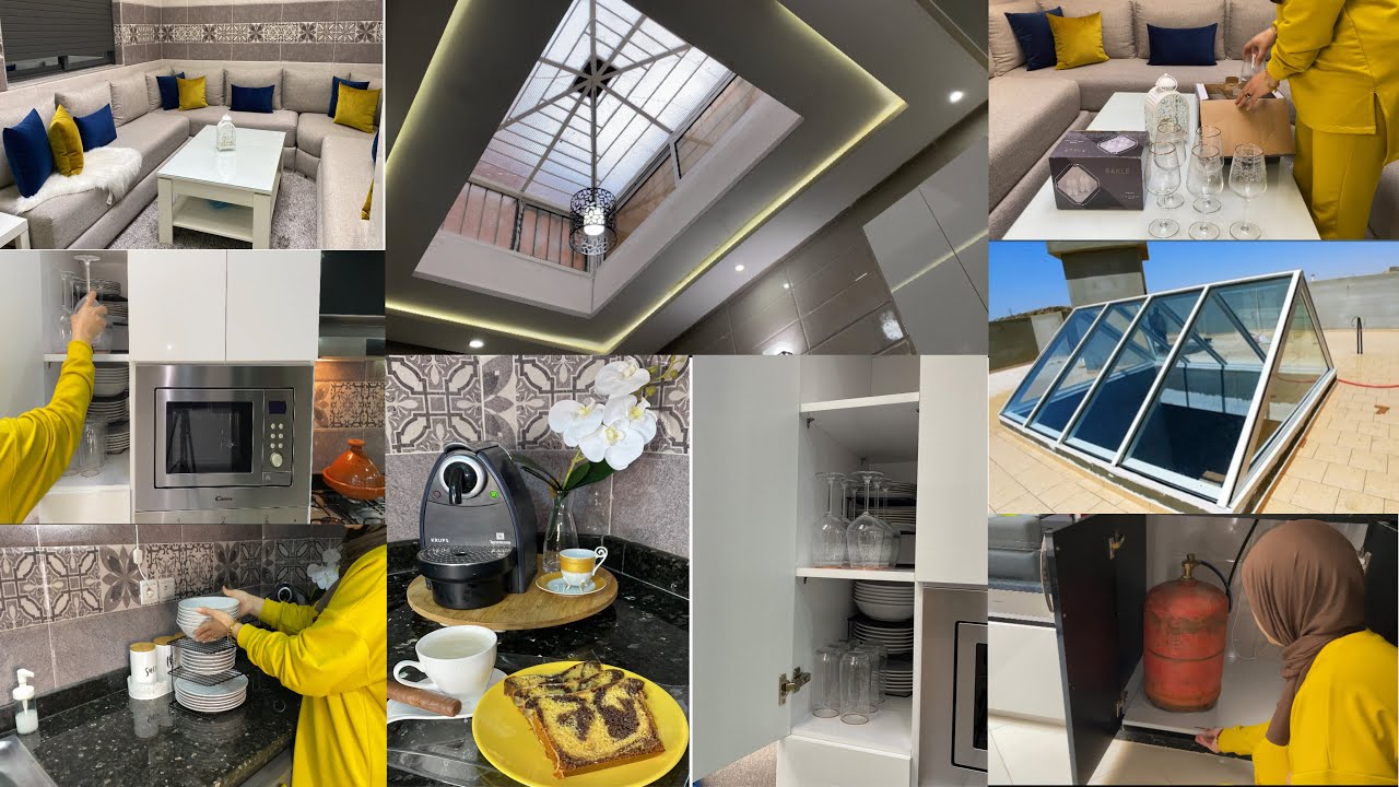 طريقة استغلالي لاكور-كفاش سقفتو⚠️مهوي وضاوي ومكيدخلش الشتا🌦منظمات جديدة للترتيب والتنظيم لاستقبال…