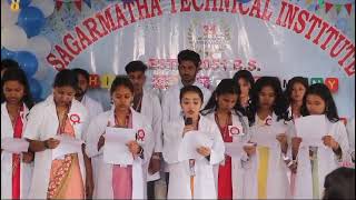 Taking Oath by students for taking better care of Patient.