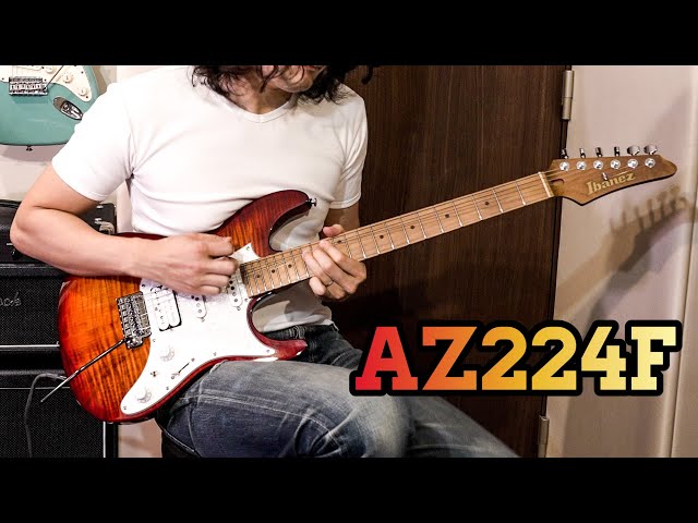 ギター Ibanez AZ224F Ibanez AZ224F BTB AZ Premium Brown Topaz Burst Electric Guitar