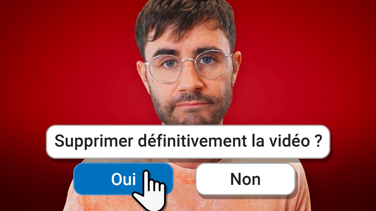 Je supprime cette vidéo dans 3 jours - Voici une vidéo très importante qui va disparaître jeudi à 16h.