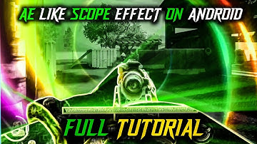 Neon Colourful Scope Effect in alight motion| android edit | NINJA EDITS 🔥
