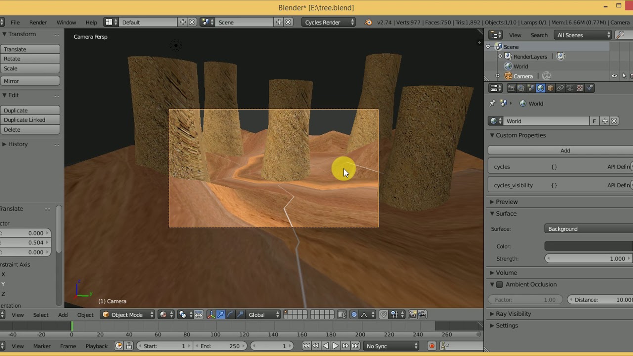 Blender tutorial in 3D tree object make to easy. - YouTube