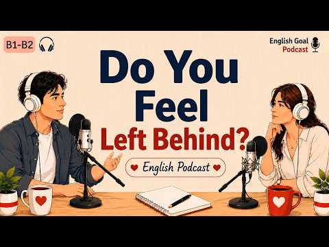 English Learning Podcast for Easy Conversation | Do You Feel Left Behind? | Daily Life English
