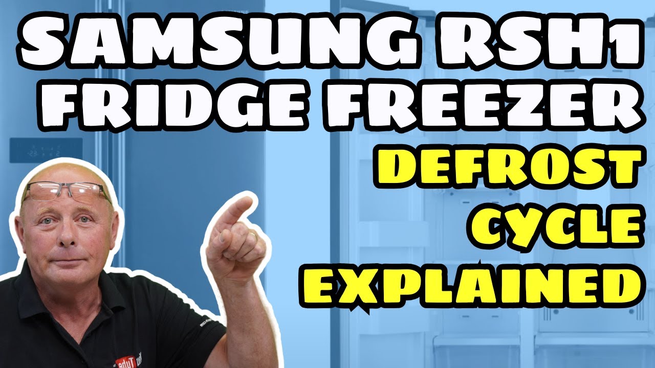 Samsung american fridge freezer defrost cycle RSH1 - YouTube