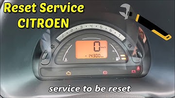 How to Reset Service Indicator on Citroen C3 | For All Citroen c3