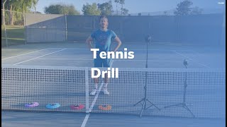Reaction Tennis Drill using the FITLIGHTS®