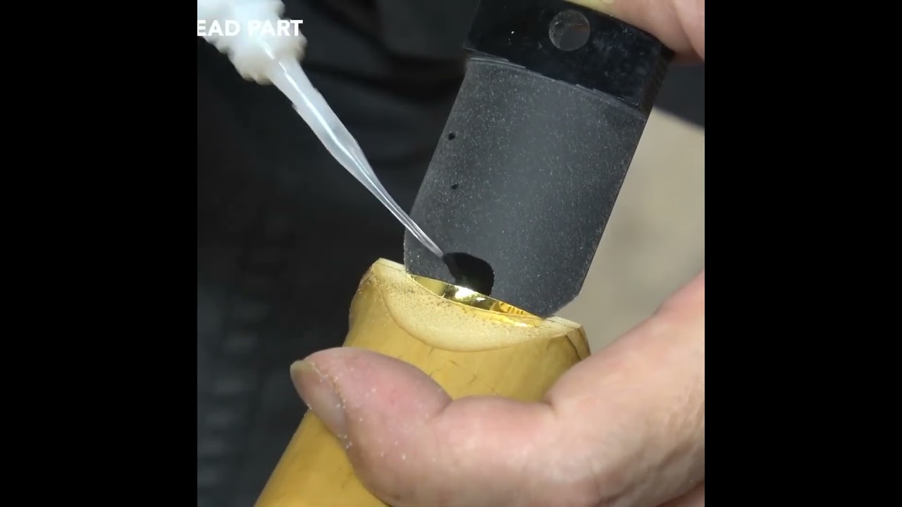 An Old Japanese Master Made a Bamboo Flute from a Stick Using Only