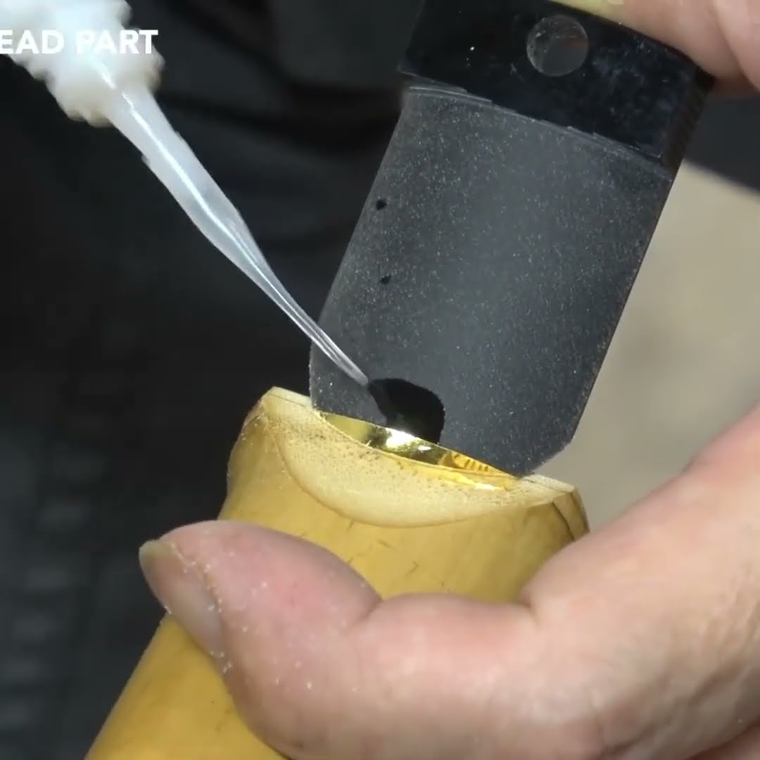 An Old Japanese Master Made a Bamboo Flute from a Stick Using Only