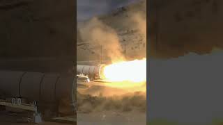 rocket engine testing #ytshorts #shorts #space #nasa #spacex