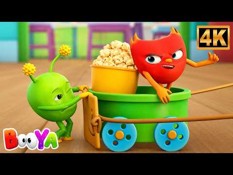 Pop Goes The Popcorn, Scaredy + Booya Hindi Cartoons, Funny Animation, Cartoon Videos For Kids