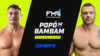 AO VIVO | FMS 4: POPÓ X BAMBAM - YOUTUBE CARD | CARD PRELIMINAR | Combate.globo image