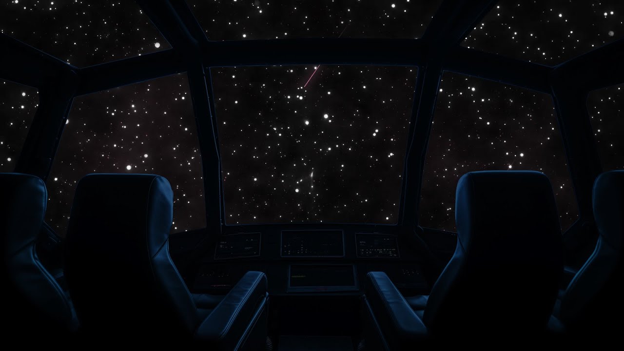 Relaxing Brown Noise for Relax, Sleep | Spaceship Cockpit Sounds | Deep ...