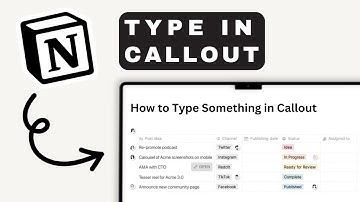 How to Remove Icon and Type Something in Callout in Notion | Notion Tutorial (2025)