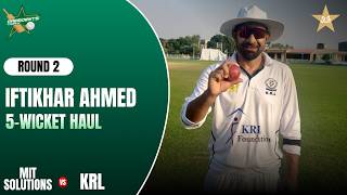 Iftikhar Ahmed Takes 5-Wicket Haul in President's Trophy Grade-I