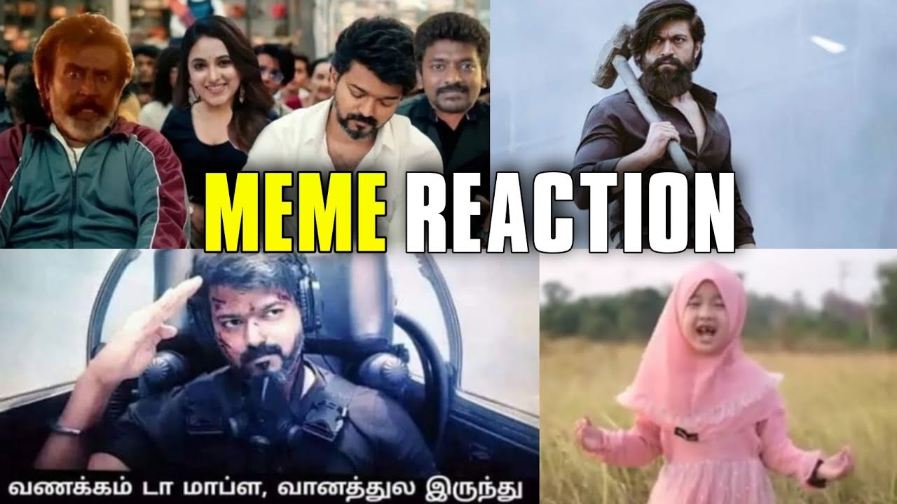 Meme Reaction KGF vs Beast Memes | Tamil cinema Trolls