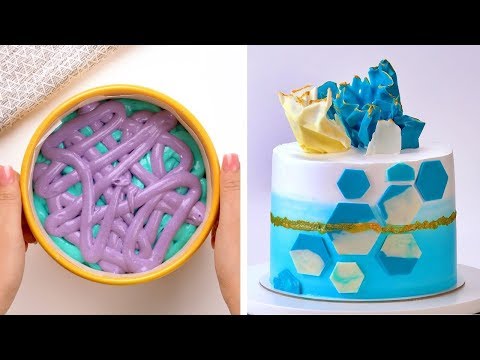 how-to-make-colorful-cake-decorating-ideas-|-so-yummy-fruit-cake-hacks-|-so-easy-cake-recipes