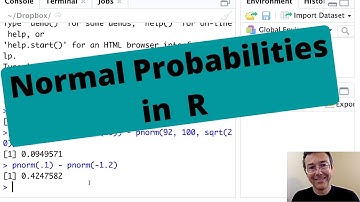 Computing Normal Probabilities Using R