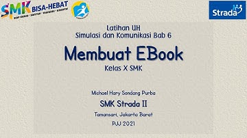 Latihan UH SimDig bab 6: Pembuatan EBook.